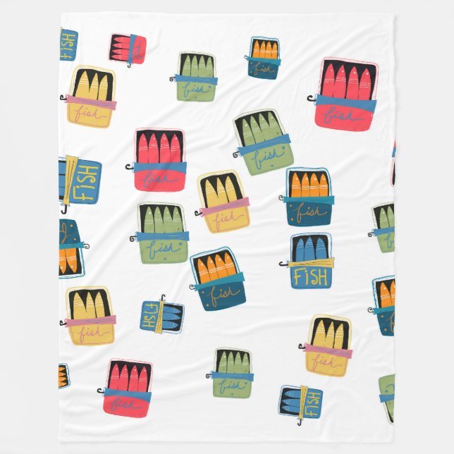 Zinndecke Fleecedecke (Vorderseite)