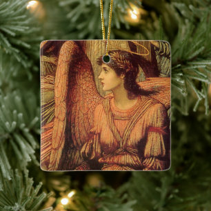 Zinnen von Gottes Haus, Engel von John Strudwick Keramikornament