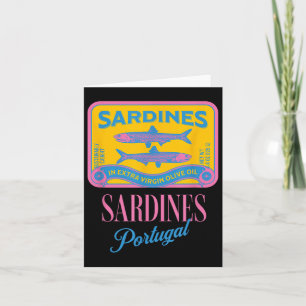 Zinnfisch Sardinen Zinnfisch Portugal Italien Karte