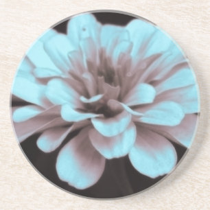 Zinnia Dessous de verre de grès en pierre de sable