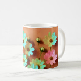 Zinnia Elegans Blume Kaffeetasse