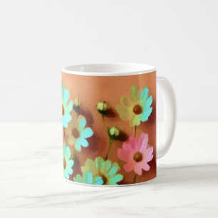 Zinnia Elegans Blume Kaffeetasse