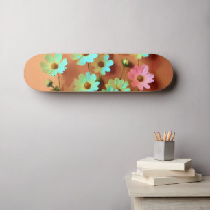 Zinnia Elegans Blume Skateboard