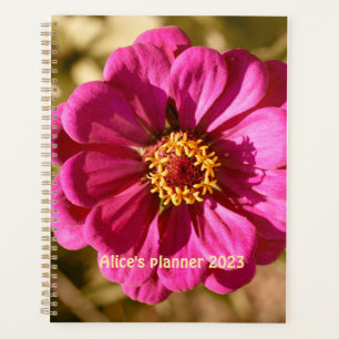 Zinnia Elegans Personalisiert Planer