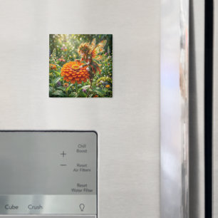 Zinnia Fee Magnet
