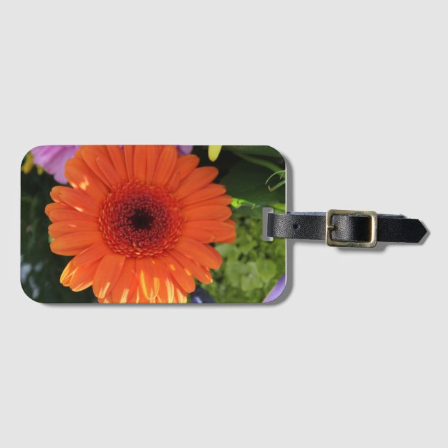 Zinnia Gepäckanhänger (Vorderseite (Horizontal))