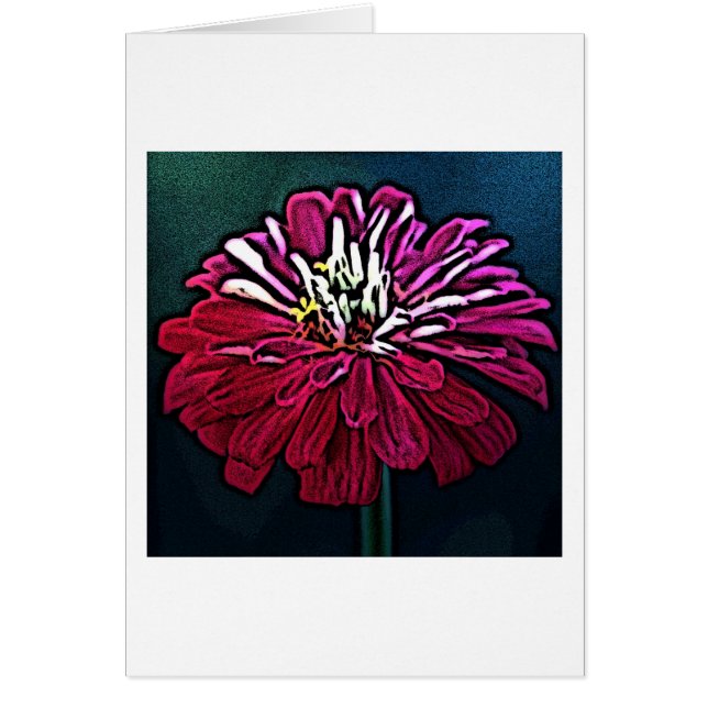 Zinnia Woodcut (Vorne)