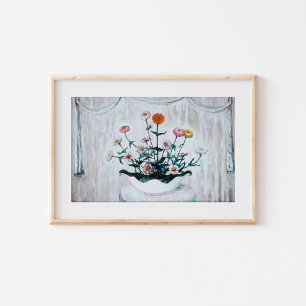 Zinnias   Florine Stettheimer Poster