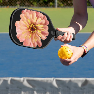 Zinnien-Blumen-Naturfotografie Pickleball Schläger