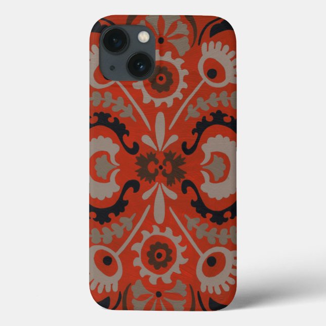Zinnober Suzani I Case-Mate iPhone Hülle (Rückseite)