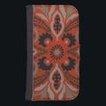 Zinnober Suzani II Samsung S4 Geldbeutel Hülle<br><div class="desc">Zuhause Décor</div>