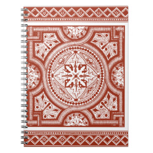 Zinnober Woodblock IV Notizblock