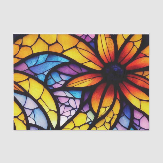 Zinnpapier aus gebleichtes Glas Seidenpapier (Vorderseite)