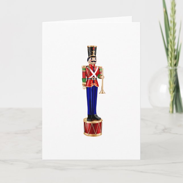 Zinnsoldat Feiertagskarte (Vorderseite)
