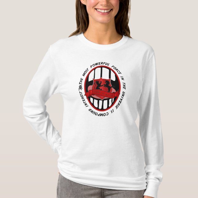 Zinseszinsgeld T-Shirt (Vorderseite)