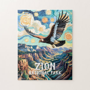 Zion Canyon Vogel Kalifornischer Kondor Lebendig V