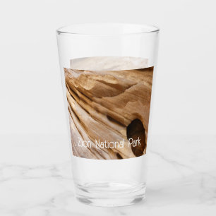 Zion Canyon Wall I Abstrakt Naturfotografie Glas