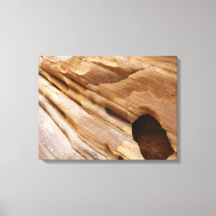 Zion Canyon Wall I Abstrakt Naturfotografie Leinwanddruck