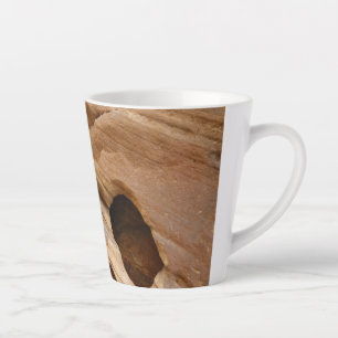 Zion Canyon Wall I Abstrakt Naturfotografie Milchtasse