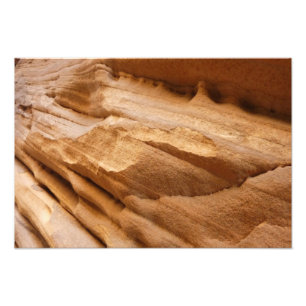 Zion Canyon Wall II Red Rock Photographie Abstrait