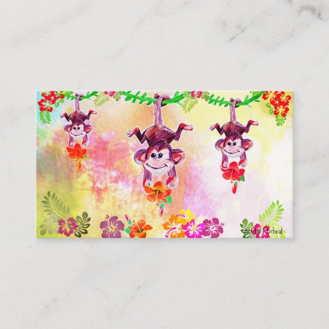 Zion: Die monkey Business Cards Visitenkarte (Vorderseite)