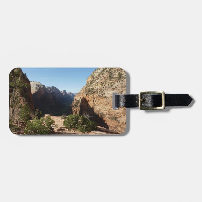 Zion from Angels Landweg Zion Nationalpark Gepäckanhänger (Vorderseite horizontal)