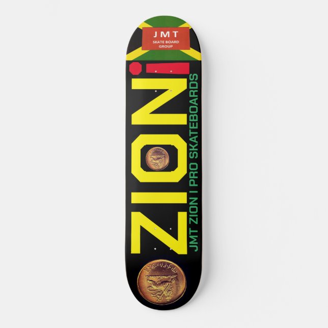 ZION. I. JMT 8 1/4" Skateboard Deck (Vorderseite)