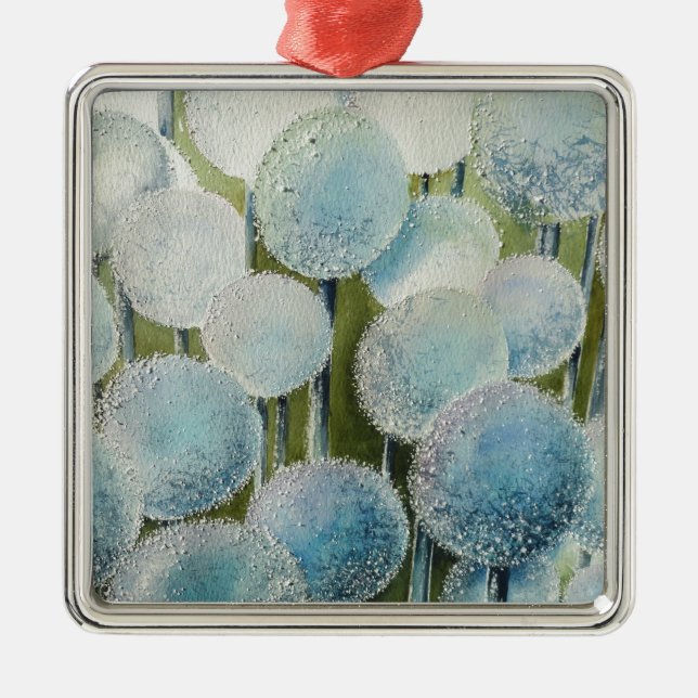 Zion Millions Wasserfarbenkunst Ornament Aus Metall (Vorne)