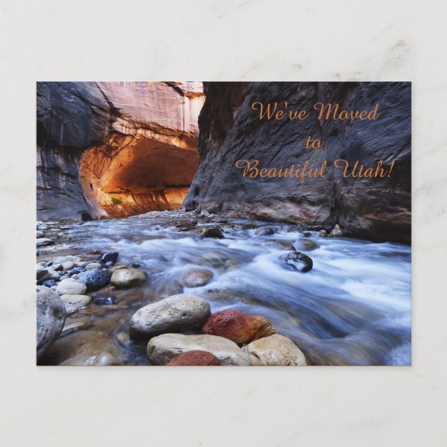 Zion Narrows, New Address Ankündigung (Vorderseite)