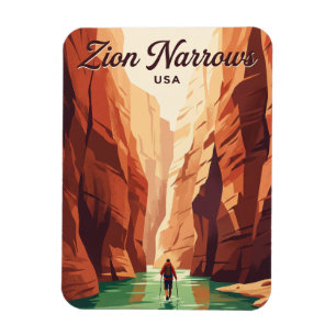 Zion Narrows USA Magnet