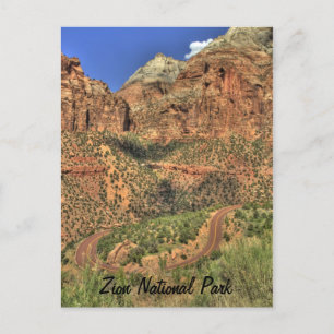 Zion National Park, ABER Postcard Postkarte