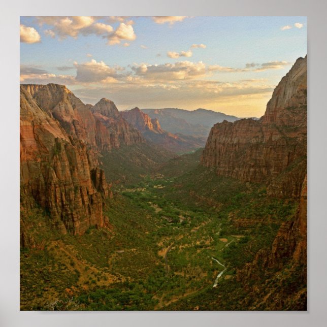 Zion National Park - Angels Landing Poster (Vorne)