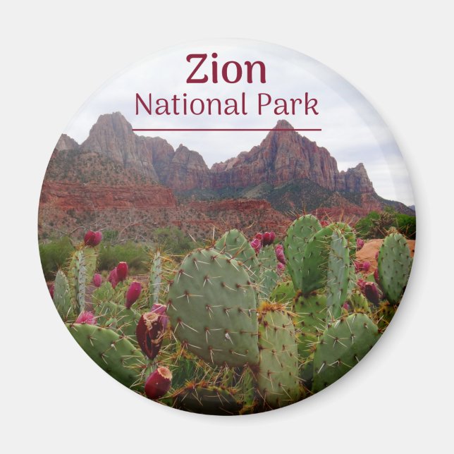 Zion National Park Bloom Magnet (Vorne)