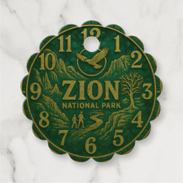 Zion National Park Canyon Hiking and Eagle Art Geschenkanhänger