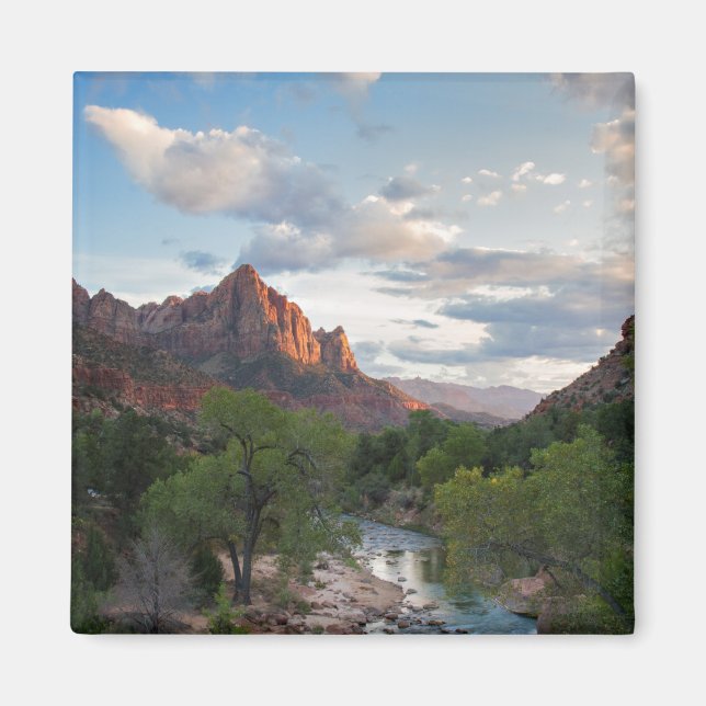 Zion National Park - Der Watchman-Magnet Magnet (Vorne)