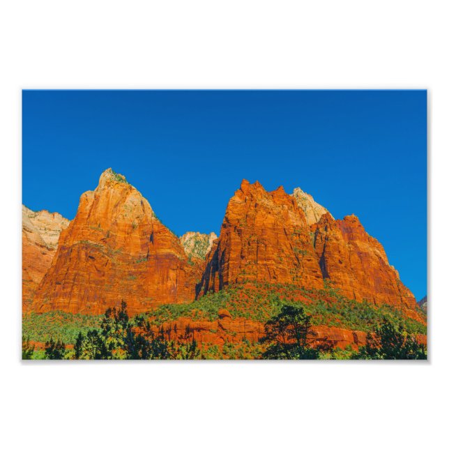 Zion National Park Foto Print (Vorne)