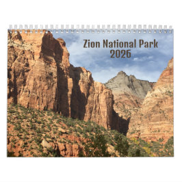 Zion National Park Fotokalender 2026 Kalender