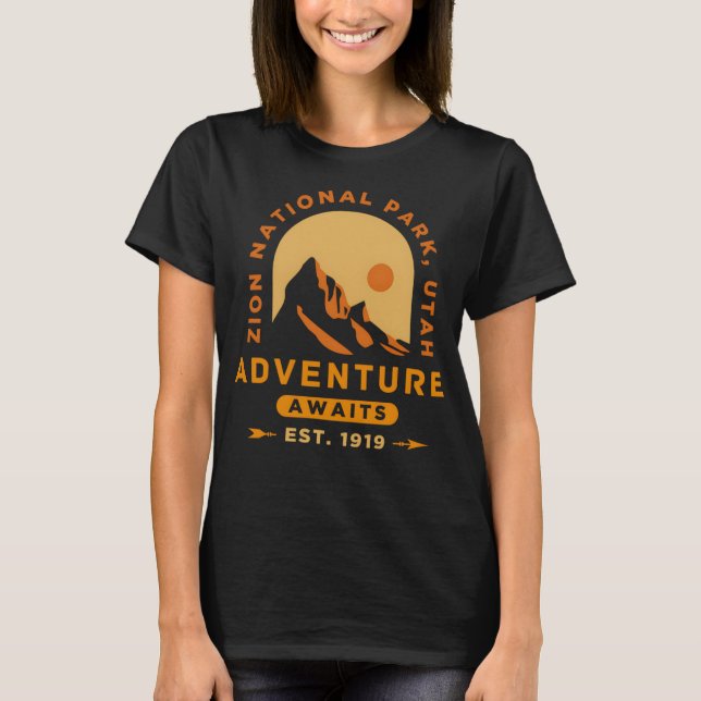 Zion National Park Jungfrau River Utah T-Shirt (Vorderseite)