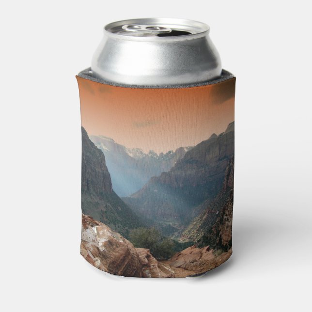 Zion National Park Mountains Landscape Dosenkühler (Kanne Rückseite)