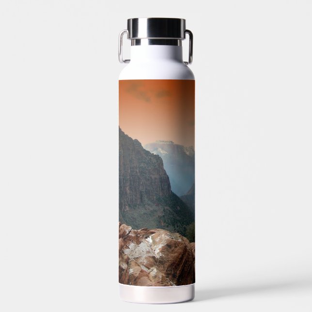 Zion National Park Mountains Landscape Trinkflasche (Vorne)