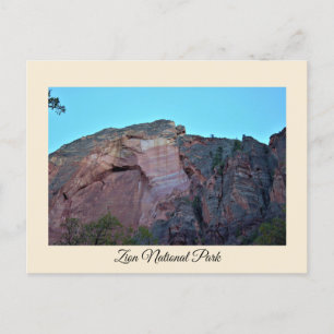 Zion National Park Postcard Feiertagspostkarte