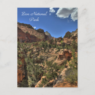 Zion National Park Postcard Postkarte