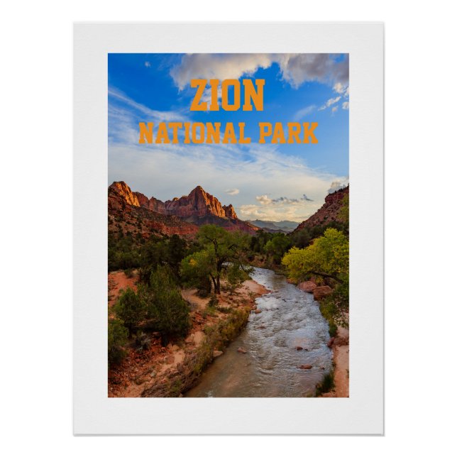 Zion National Park Poster (Vorderseite)