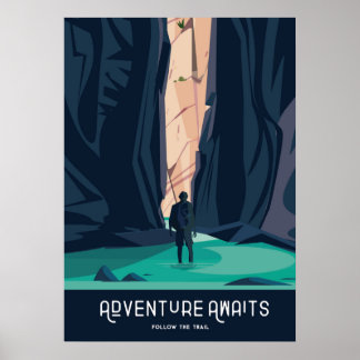 Zion national park poster