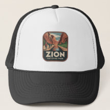 Zion National Park Retro-Abzeichen