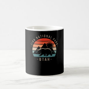 Zion National Park Retro Kaffeetasse