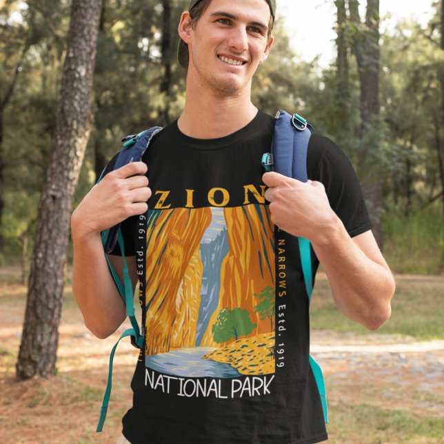 Zion National Park Utah Die Pfeile beunruhigt T-Shirt (Von Creator hochgeladen)