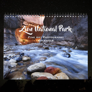 Zion National Park Utah Fine Art Fotografie 2026 Kalender