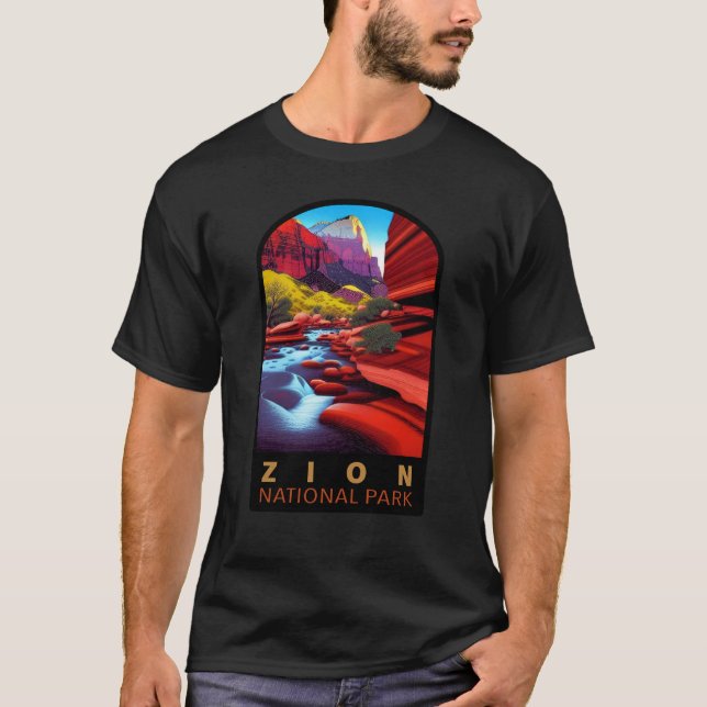 Zion National Park Utah T-Shirt (Vorderseite)