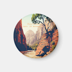 Zion National Park Utah The Narrows Magnet